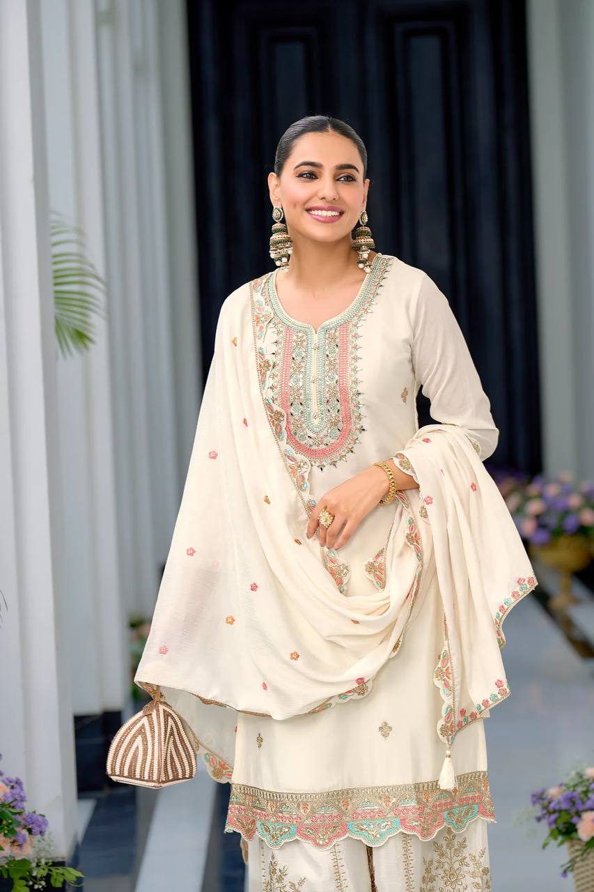 Premium Designer Top & Sharara with Dupatta for Festive Wear