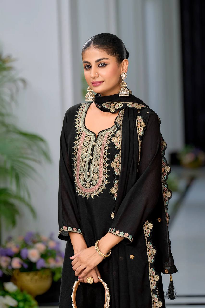 Premium Designer Top & Sharara with Dupatta for Festive Wear