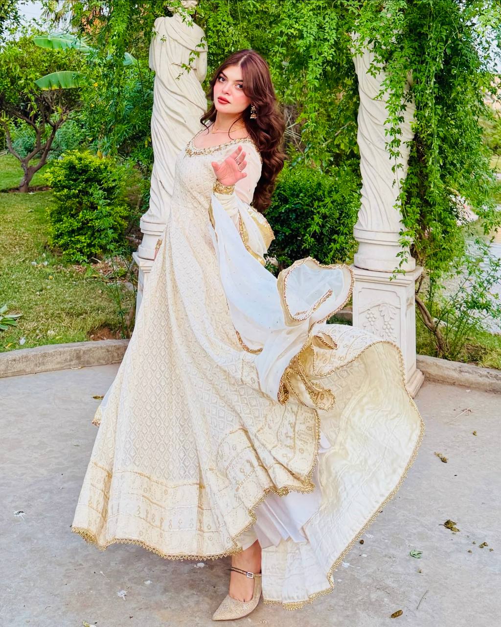 Premium Designer Gown Set with Pant & Dupatta β Party Edition
