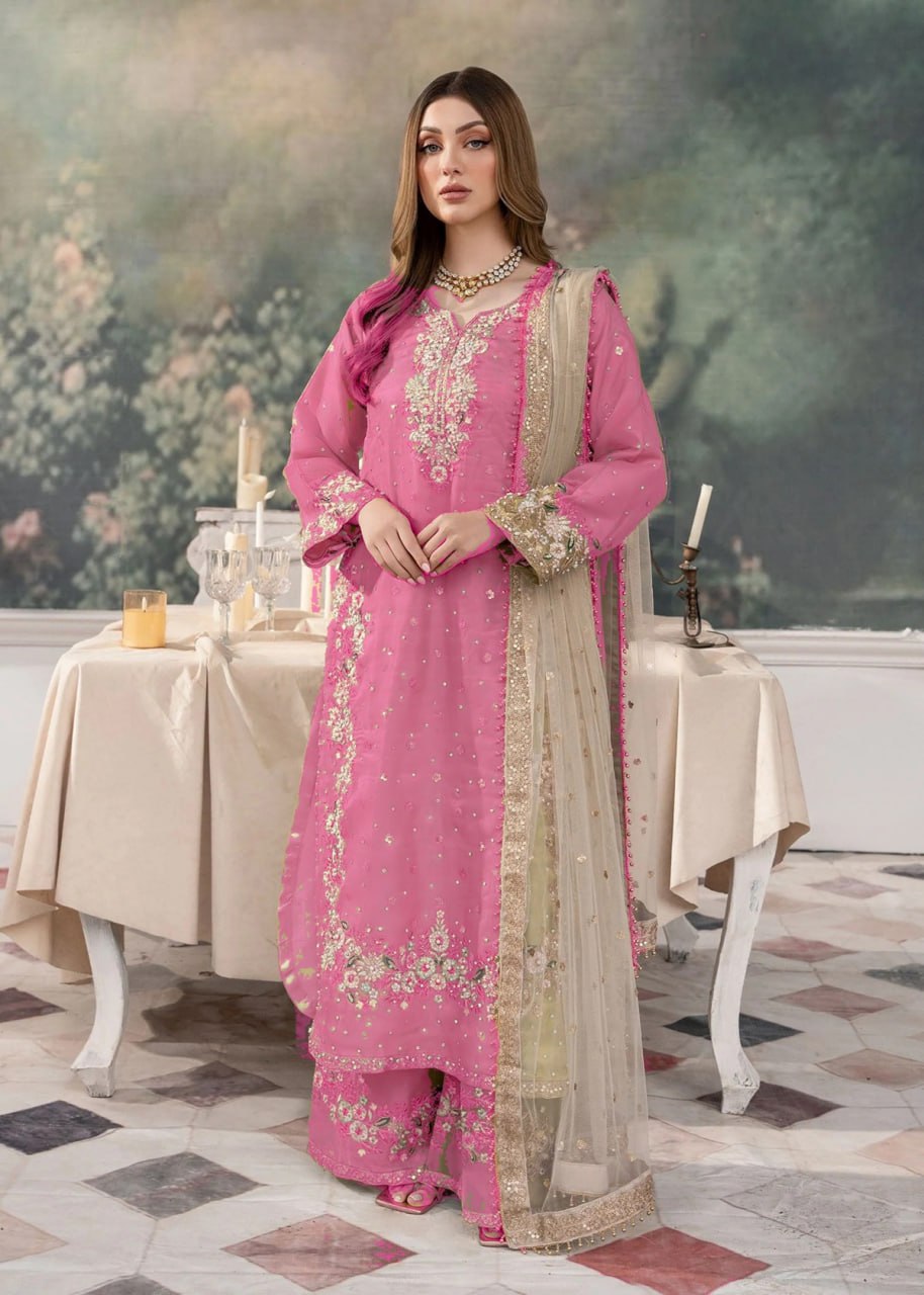 Premium Jimmy Choo Suit β Designer Embroidery with Sequins for Party & Festive Wear