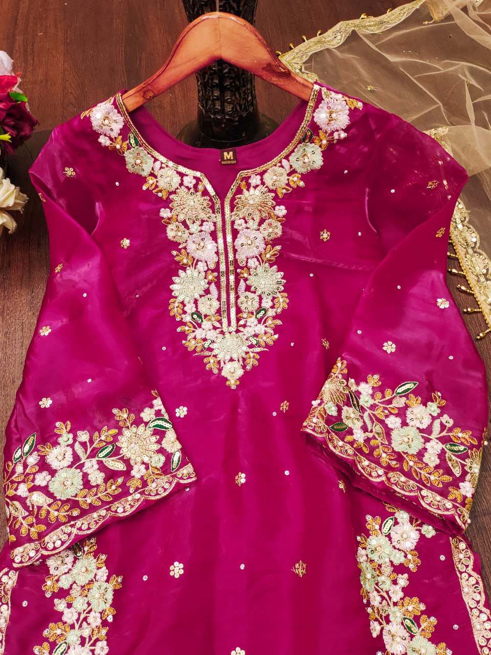 Premium Jimmy Choo Suit β Designer Embroidery with Sequins for Party & Festive Wear