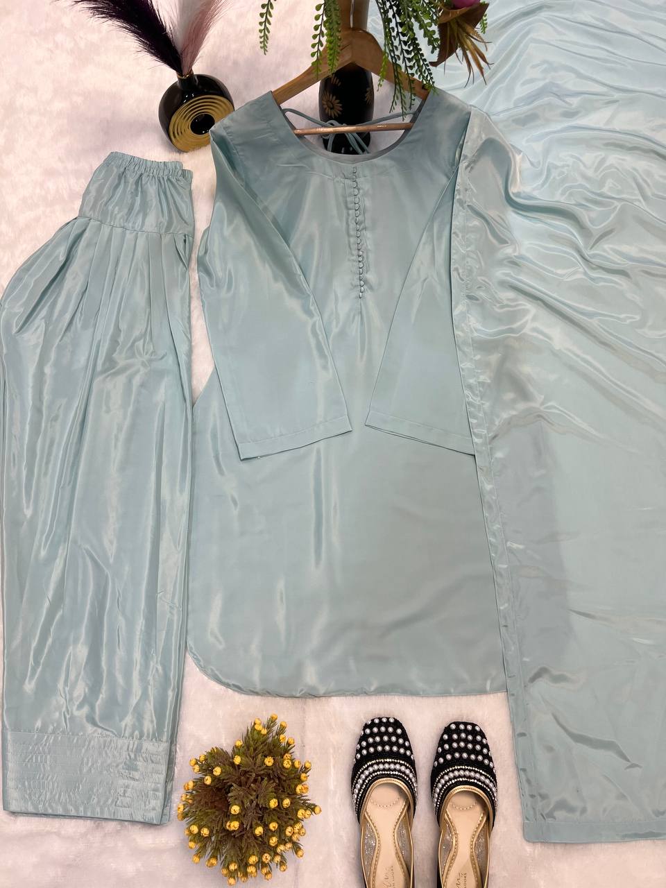 Majestic Muse: New Designer Farshi Suit Set
