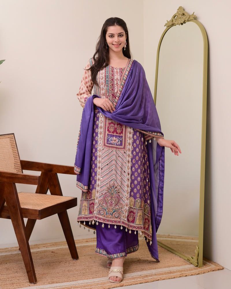 New Arrival Jasood Anarkali Dress | Floor-Length Ethnic Gown with Dupatta