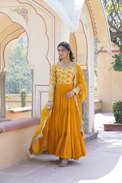 Luxury Faux Blooming Jacquard with Sequin Embroidery, Viscose Designer Fabric by the Meter