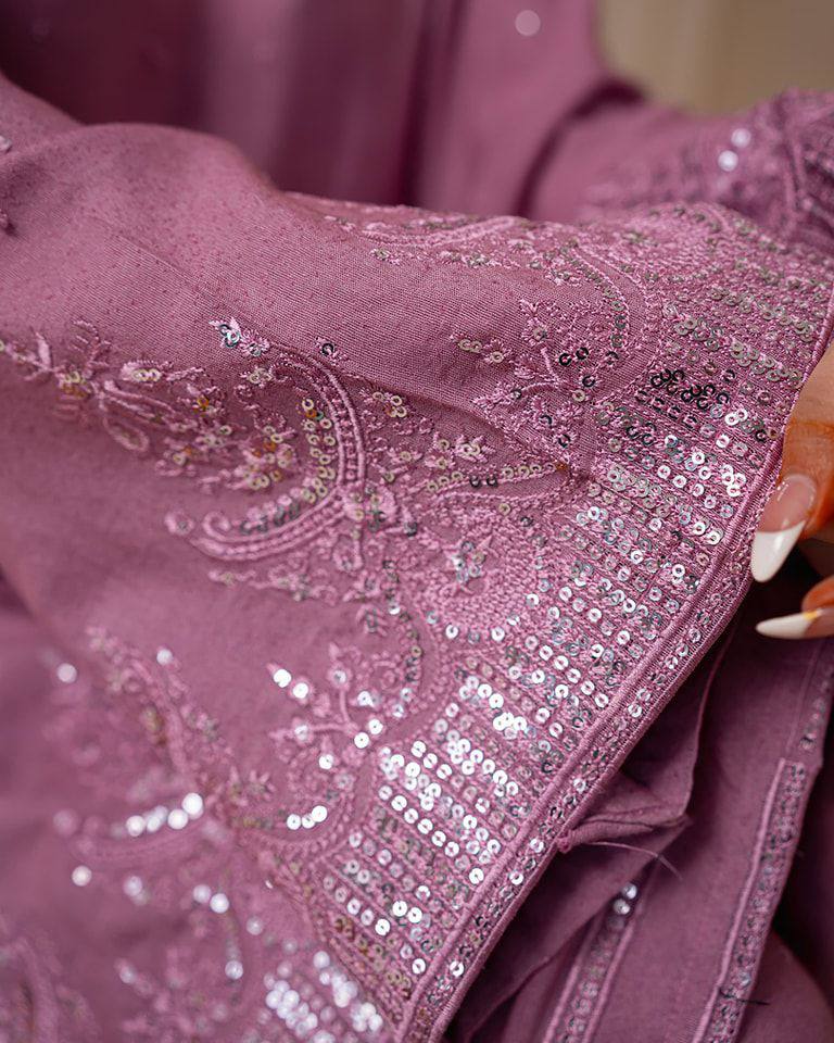 Exclusive Designer Sequins Work Suit – Kurti, Palazzo & Dupatta Combo