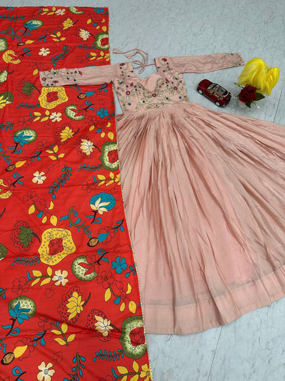 Royal Charm Embroidered Gown Edition