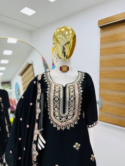 Premium Designer Top & Sharara with Dupatta for Festive Wear
