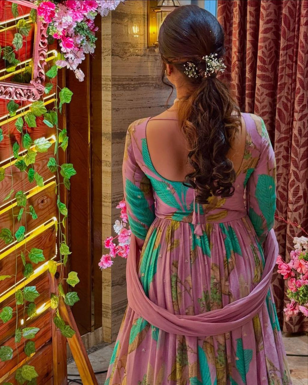 Exquisite Designer Party Gown & Dupatta Set – Perfect for Festive Occasions