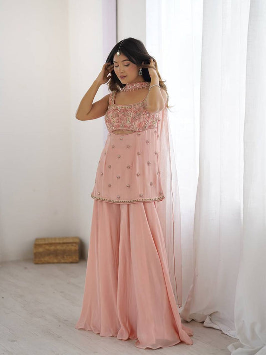 Stylish Indo-Western Co-Ord Set with Stunning Sequence Detailing