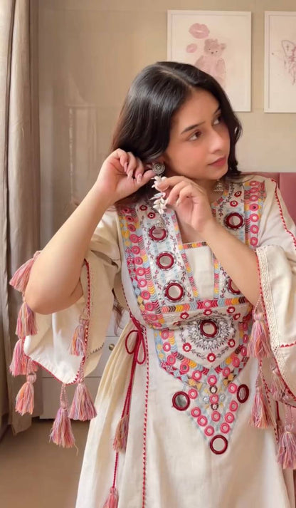 Premium Readywear Kurti Set – Fully Stitched with Luxe Finish