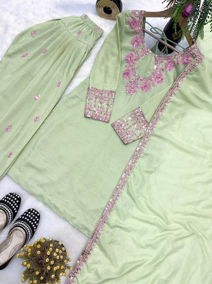 Heer Ranjha – Romantic Party Look with Designer Farshi Suit