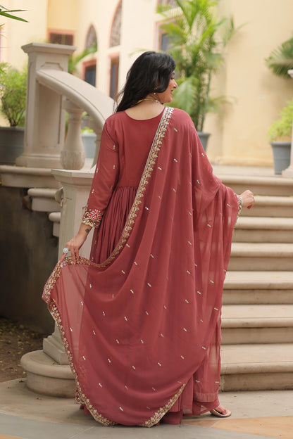 Classic Black Sequin-Embellished Sharara Suit with Net Dupatta