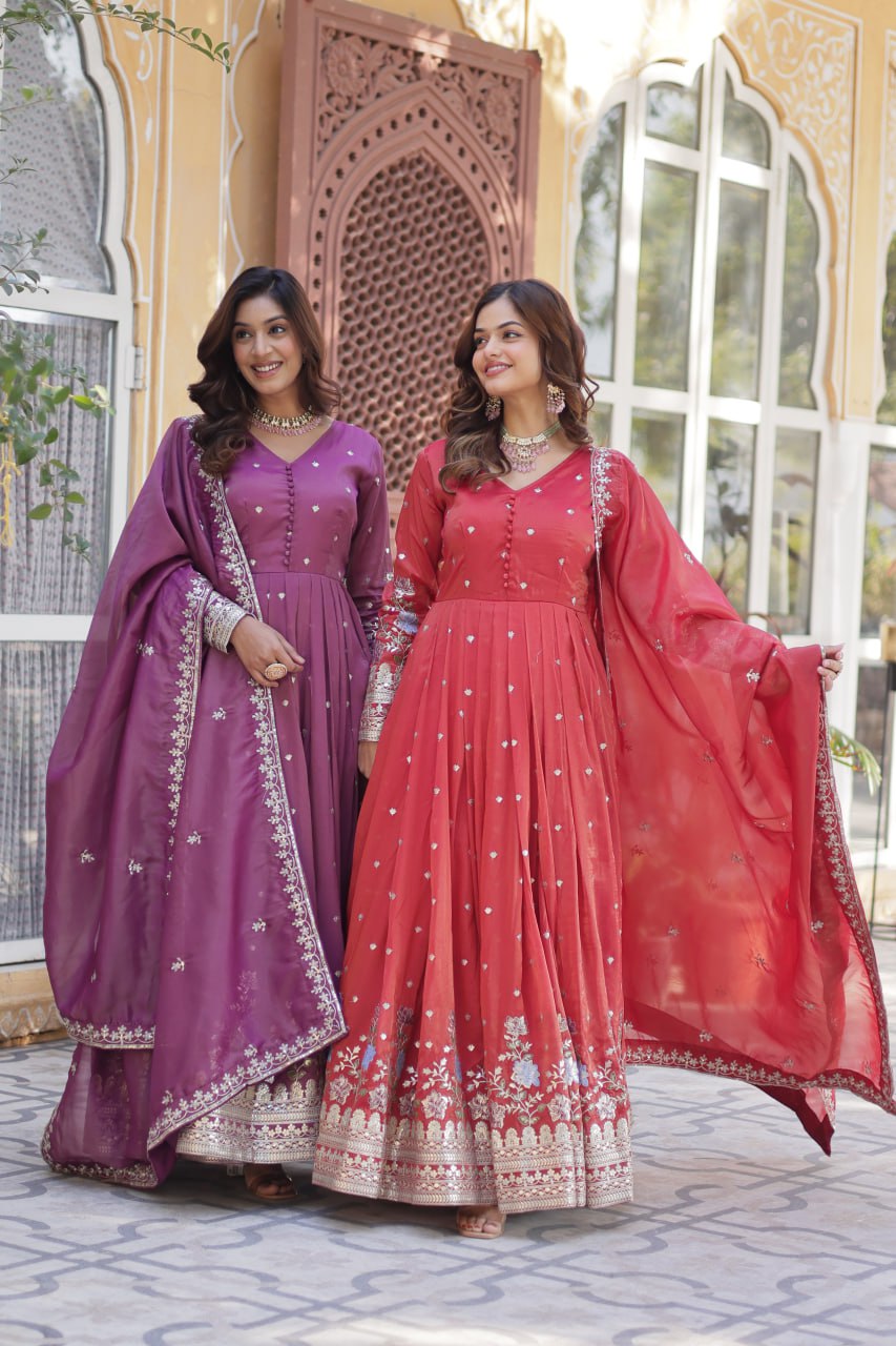 Foil Embroidery Zari Sequins-work Light