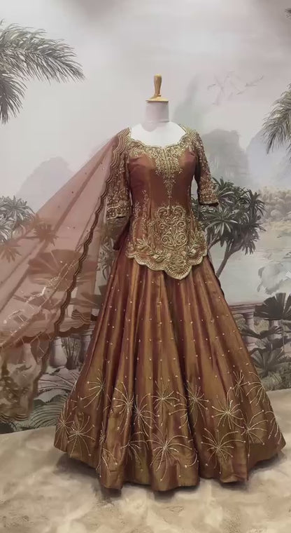 New Designer Party Wear Top, Lehenga & Dupatta Set