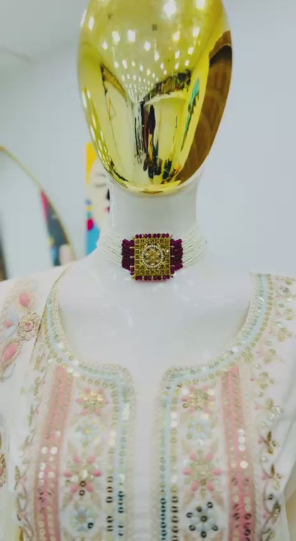 Premium Designer Top & Sharara with Dupatta for Festive Wear