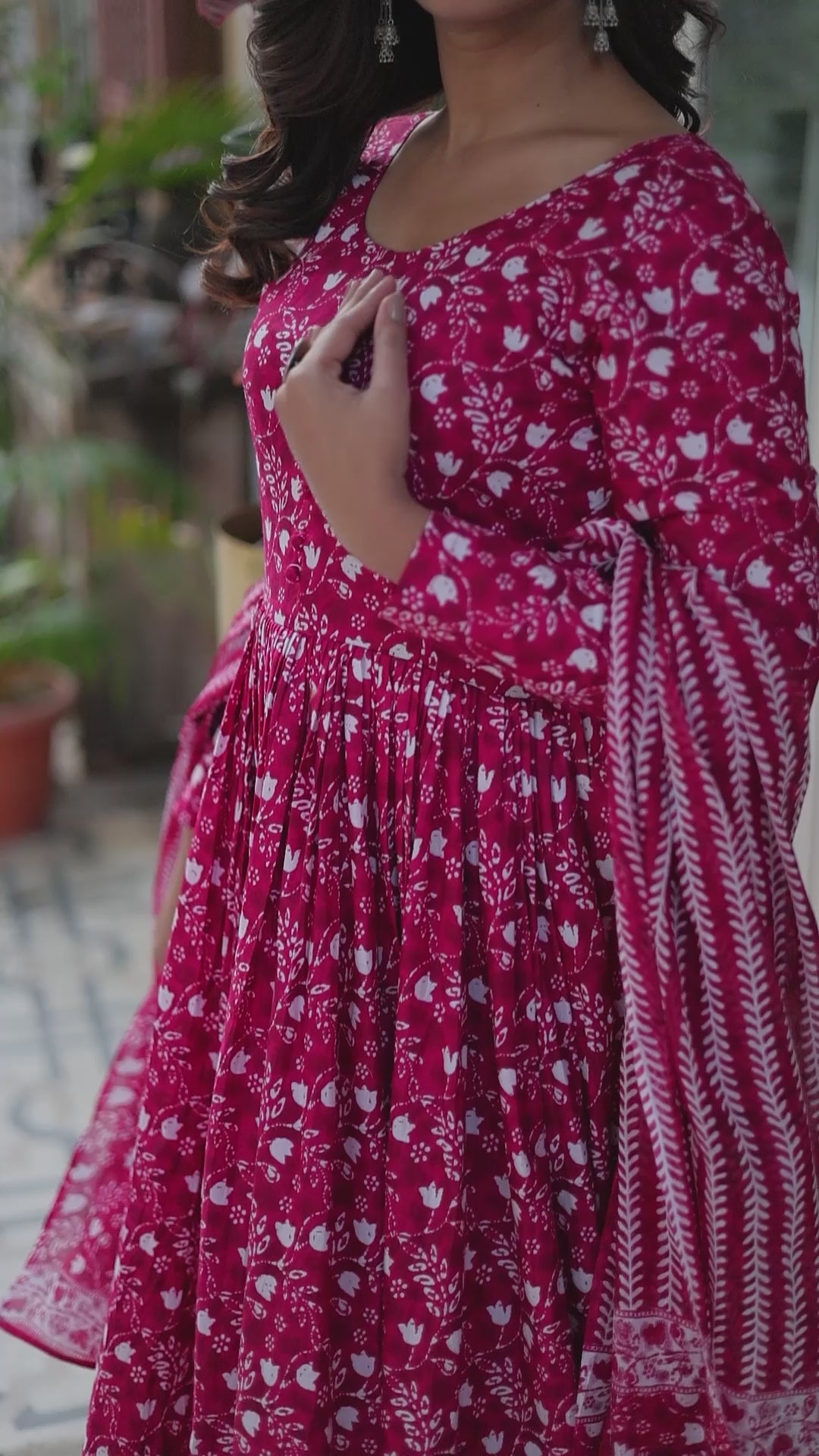 Amazing Classic Dark Peach Color Cotton Fabric Designer Suit