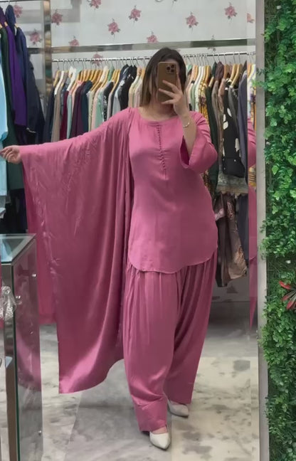 Majestic Muse: New Designer Farshi Suit Set